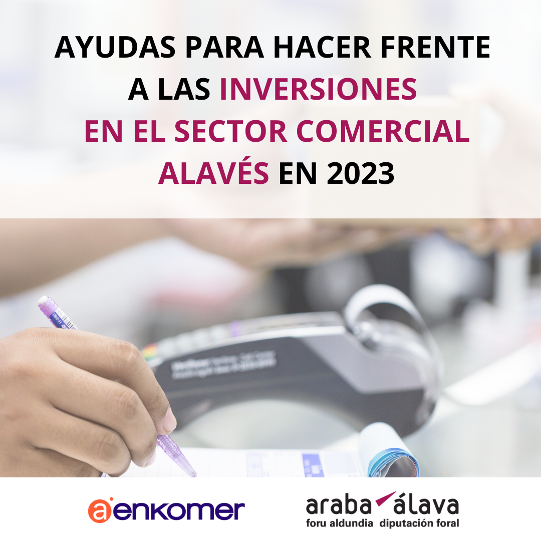 AYUDAS PARA HACER FRENTE A LAS INVERSIONES EN EL SECTOR COMERCIAL ALAVÉS 2023