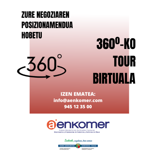 360º-KO TOUR BIRTUALA ARABAKO MERKATARITZA-SEKTORERAKO